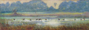'Rush Hour Okavango Delta' 91 x 25 cm