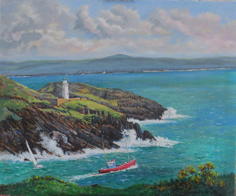 'Setting Sail Bere Island' Cork oils on canvas